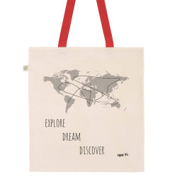 Tote Bag original Explore Dream Discover mark twain