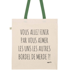 Tote Bag original Vous allez finir par vous aimez les uns les autres - les inconnus #stallone