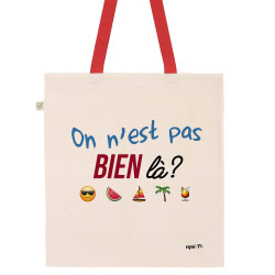 Totebag on n'est pas bien là