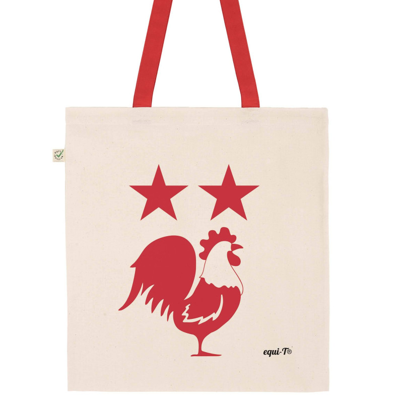 Totebag Coq Rouge