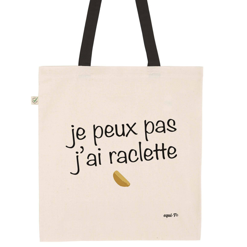 Totebag J'peux pas j'ai raclette