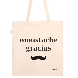 Totebag Moustache gracias