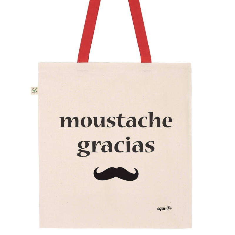 Totebag Moustache gracias