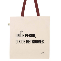 Totebag Un kilo de perdu, dix de retrouvés