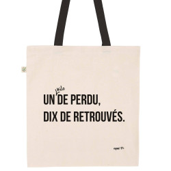 Totebag Un kilo de perdu, dix de retrouvés