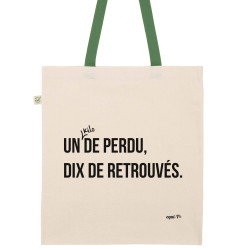 Totebag Un kilo de perdu, dix de retrouvés