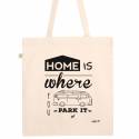 Tote bag Home is where you park it