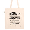 Tote bag home is where you park it