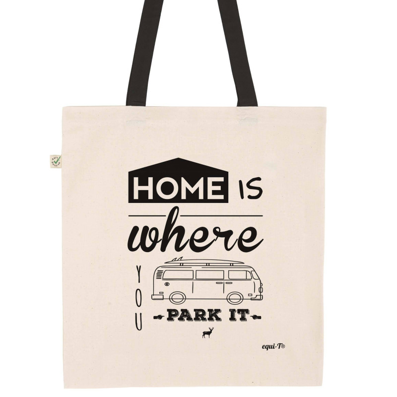 Tote bag home is where you park it