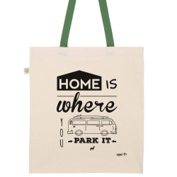 Tote bag home is where you park it