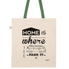 Tote bag home is where you park it