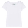 T-shirt blanc personnalisé Femme