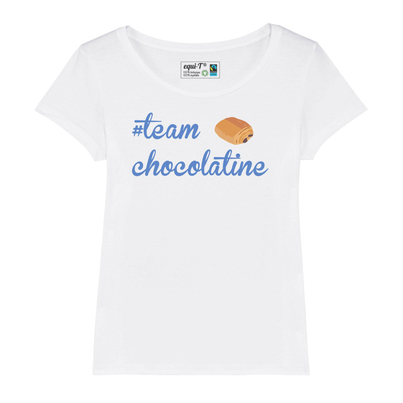 T-shirt femme team chocolatine