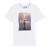 T-shirt homme Wanderlust - a girl in water #sunset