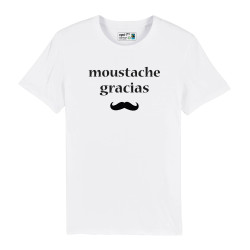 T-shirt homme Moustache gracias