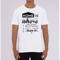 T-shirt homme Home is where you park it