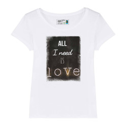 T-shirt femme All i need is love