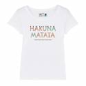 T-shirt femme Hakuna Matata Colorful