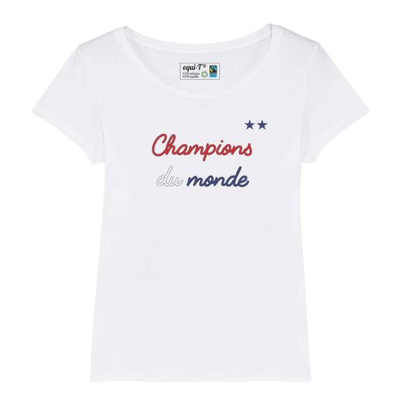 T-shirt femme champions du monde