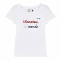 T-shirt femme Champions du monde