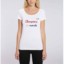 T-shirt femme champions du monde