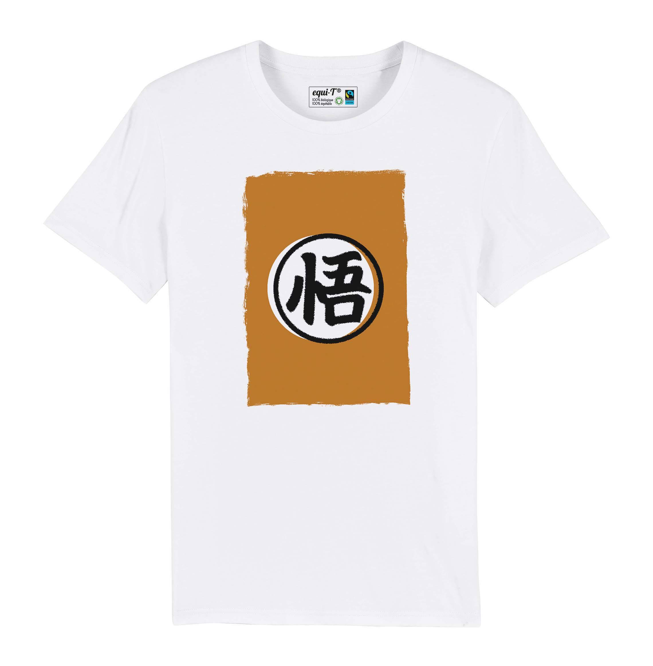 T-shirt original homme Dragon Ball Z - Goku Kanji #DBZ