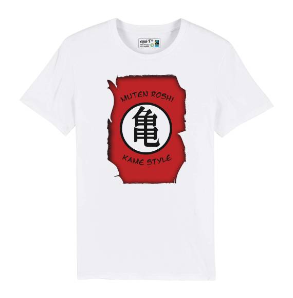 T-shirt homme Dragon Ball Tortue Géniale / Muten Roshi Kanji