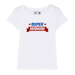 T-shirt femme Super Maman - fête des mères
