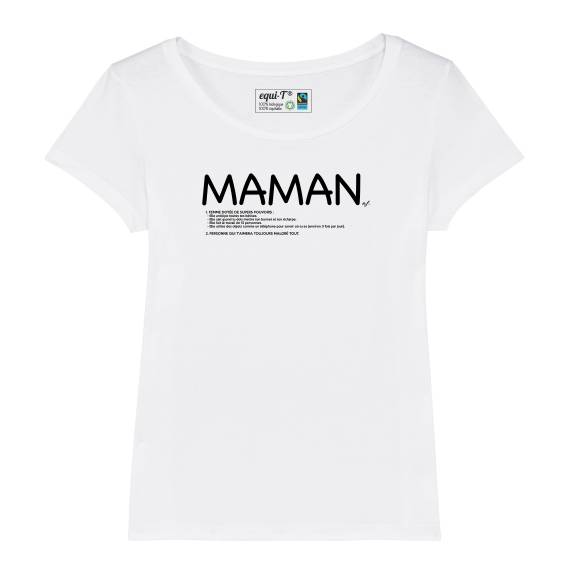 T-shirt femme Maman définition - fête des mères
