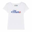 T-shirt femme Hashtag Bleue