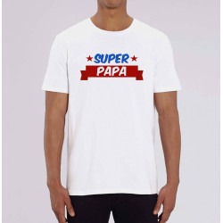 T-shirt homme super papa - fête des pères 