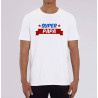 T-shirt homme super papa - fête des pères 