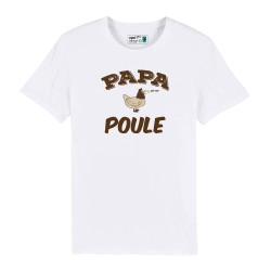 T-shirt homme Papa Poule - fête des pères 