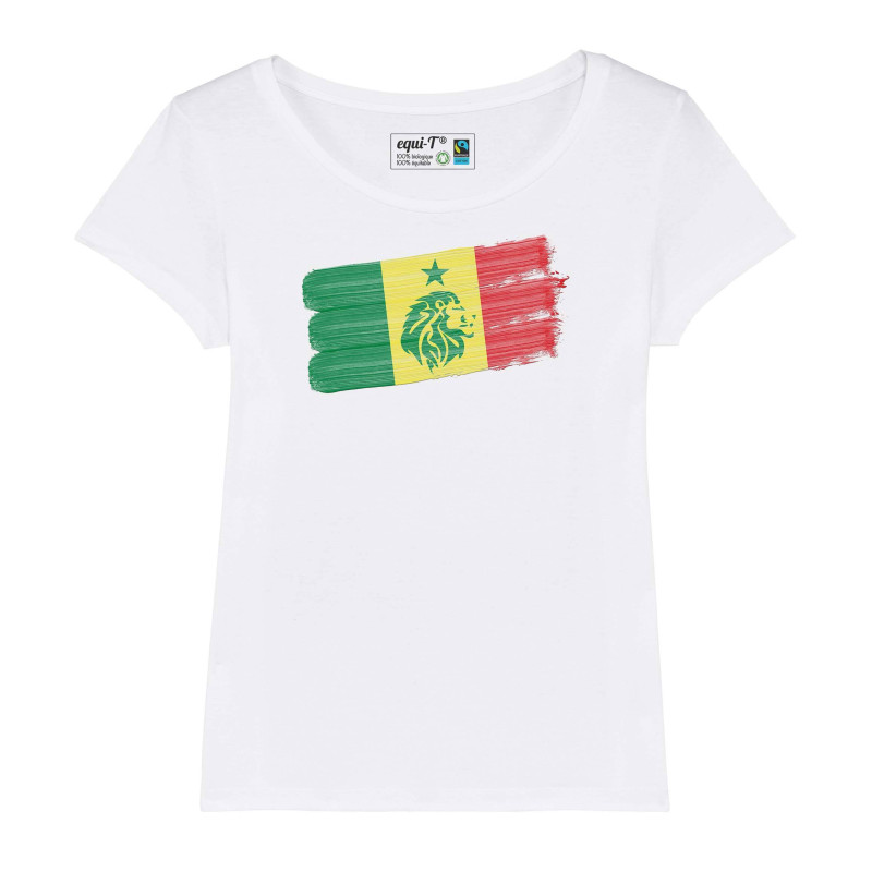 T-shirt femme Sénégal Lions de la teranga can 2019