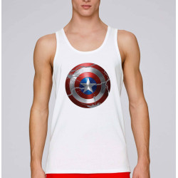 Débardeur homme original Captain America bouclier - avengers