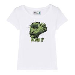 T-shirt femme original hulk - avengers