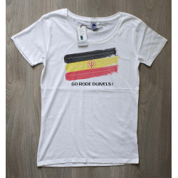 T-shirt femme coupe du monde belgique