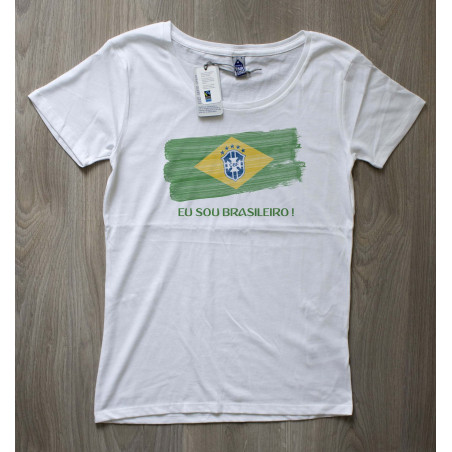 T-shirt femme coupe du monde brésil