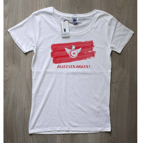 T-shirt femme coupe du monde tunisie